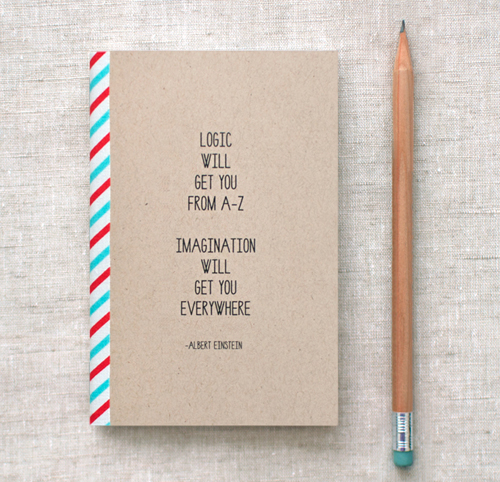 Einstein Mini Journal by happydappybits