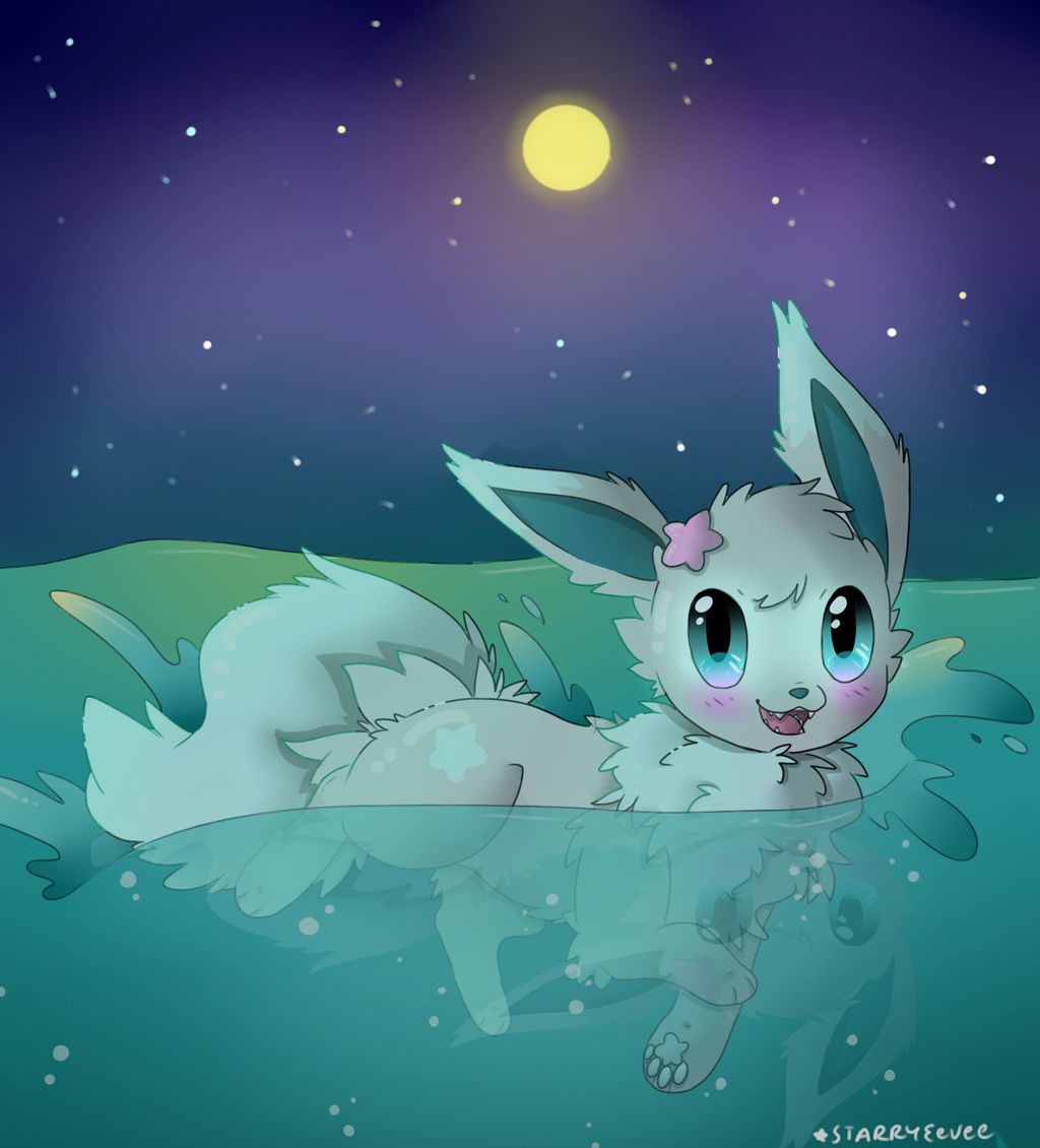 Swim at night by TropicalFlygon