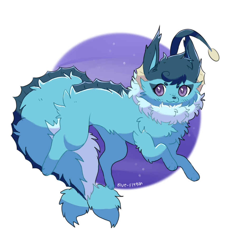 Abyssal Vaporeon by TropicalFlygon
