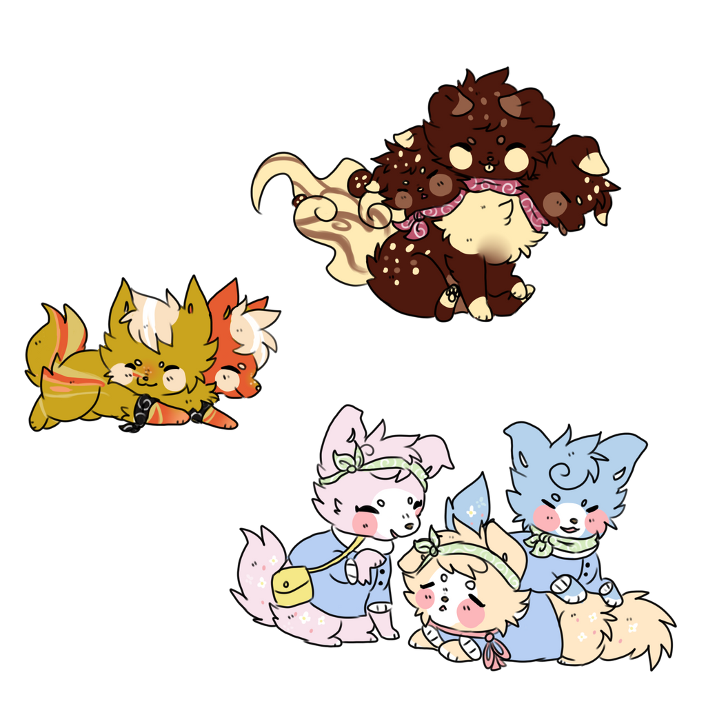 Soosh Chibi Commissions Batch 3 by TropicalFlygon