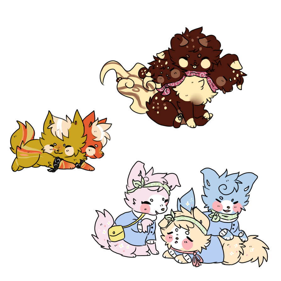 Soosh Chibi Commissions Batch 3 by TropicalFlygon