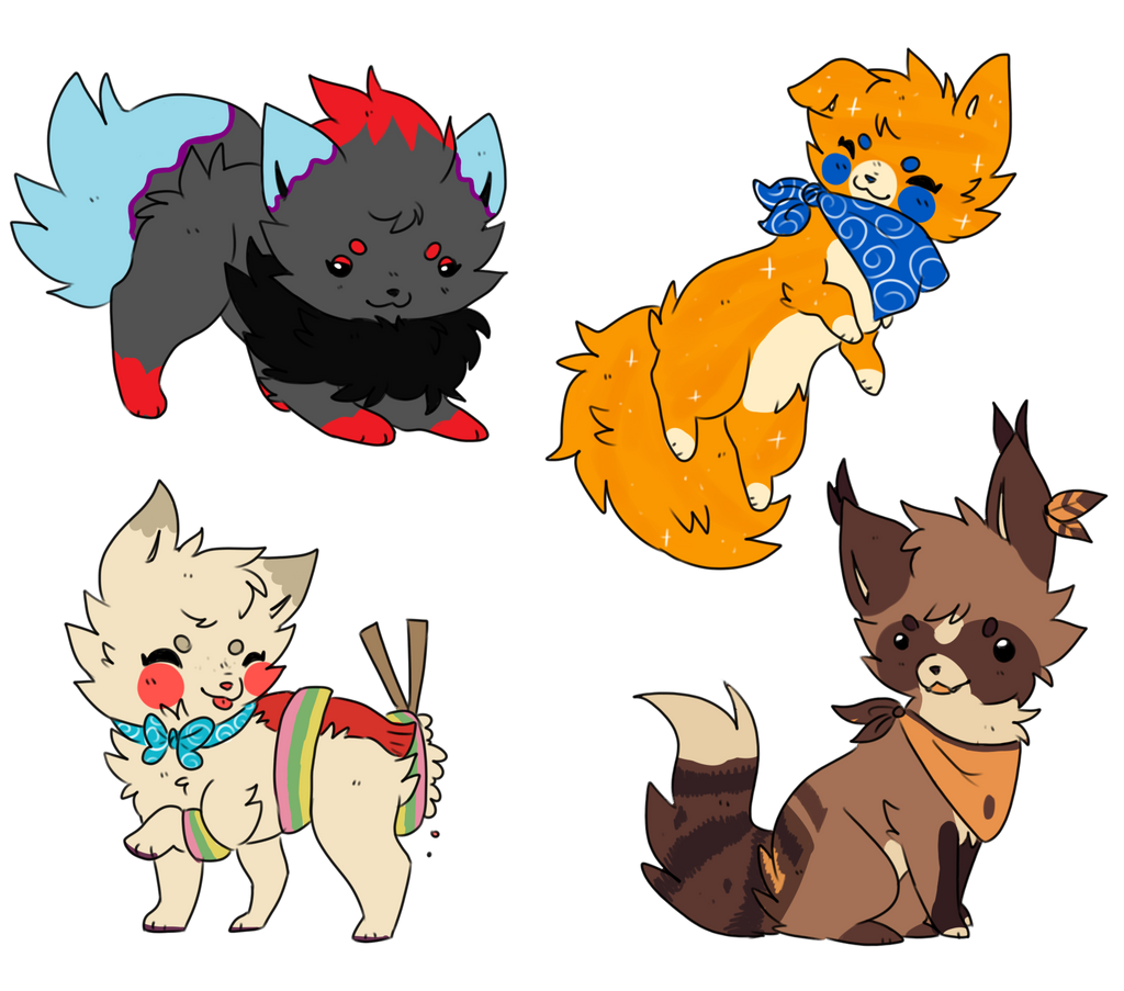 Chibi Commissions Batch 7 by TropicalFlygon