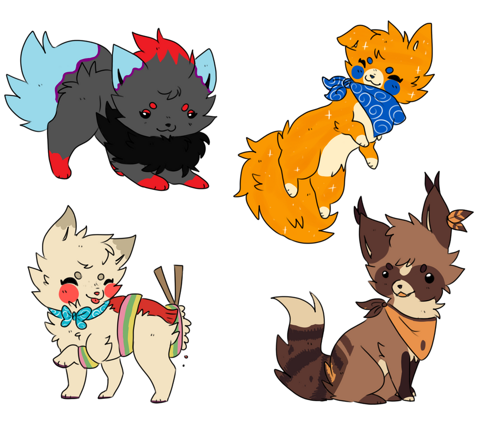 Chibi Commissions Batch 7 by TropicalFlygon