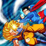 Super Saiyajin 3 Songoku vs Superman
