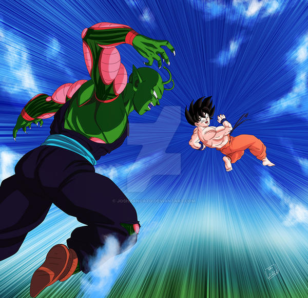 Dragon Ball Piccolo Jr. vs. Son Goku by joshdancato on DeviantArt