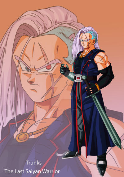 Josh the Faithless on X: One of the dopest images of Future Trunks Those  SSJ spikes with the ponytail in the back, the face, the armor   / X