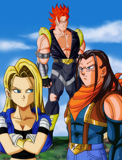 Dragon Ball Z Super Android 16 17 18 by joshdancato on DeviantArt