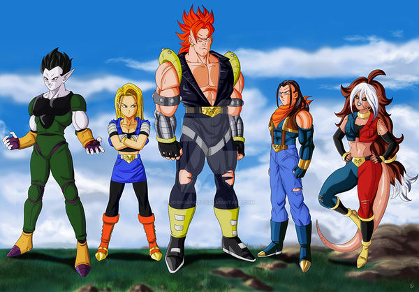 Dbz Super Android 16 17 18 21 Cell By Joshdancato On Deviantart Dbz Super Android 16 17 18 21 Cell By Joshdancato On Deviantart