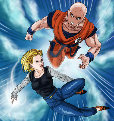 Android Krillin DBZ-Android 18 vs Krillin by joshdancato on DeviantArt