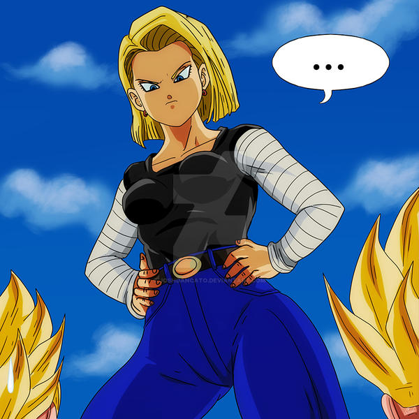 Goten And Trunks Vs Android 18 Episode DBZ Episode 225 Android 18 vs Trunks and Goten by joshdancato on DeviantArt
