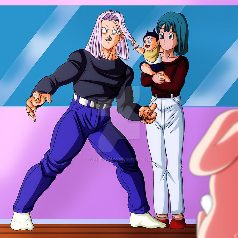 Dragon Ball Z Trunks Pulling Trunks Hair by joshdancato on DeviantArt