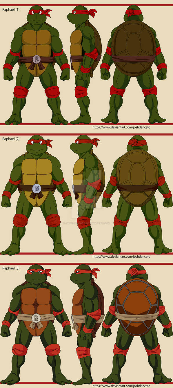 Tmnt Raph Model TMNT 1987- Raphael Model Sheet COMMISSION OPEN! by joshdancato on ...