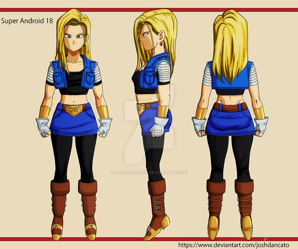 DBZ-Super Android 18 Model Sheet COMMISSION OPEN! by joshdancato on ...