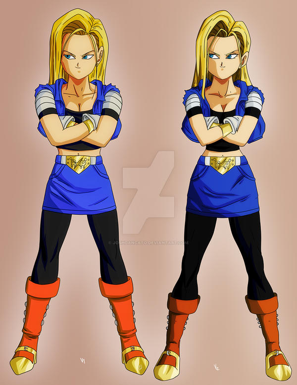 DBZ Super Android 18 v1-v2 by joshdancato on DeviantArt