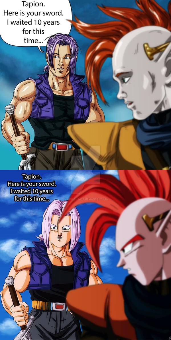 Trunks Tapion DBZ Trunks and Tapion renunion 1-2 by joshdancato on DeviantArt