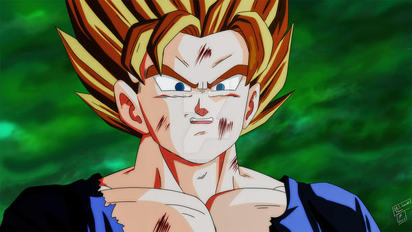 DBS SSJ2 Screenshot Redraw by joshdancato on DeviantArt
