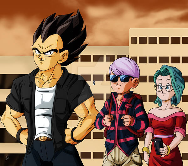 Bulla Render DBZ New Style Vegeta Trunks Bulla by joshdancato on DeviantArt