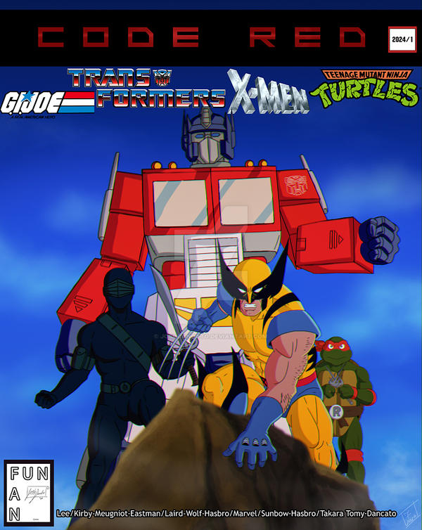 X-Men-TMNT-G I Joe-Transformers (Code Red) by joshdancato on DeviantArt