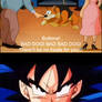 Goku was mad to mindy parents
