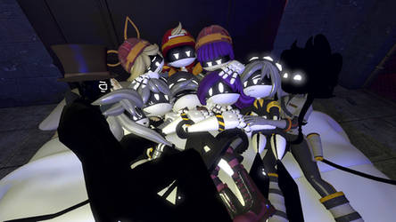Uzi's Wholesome Poly Cuddle