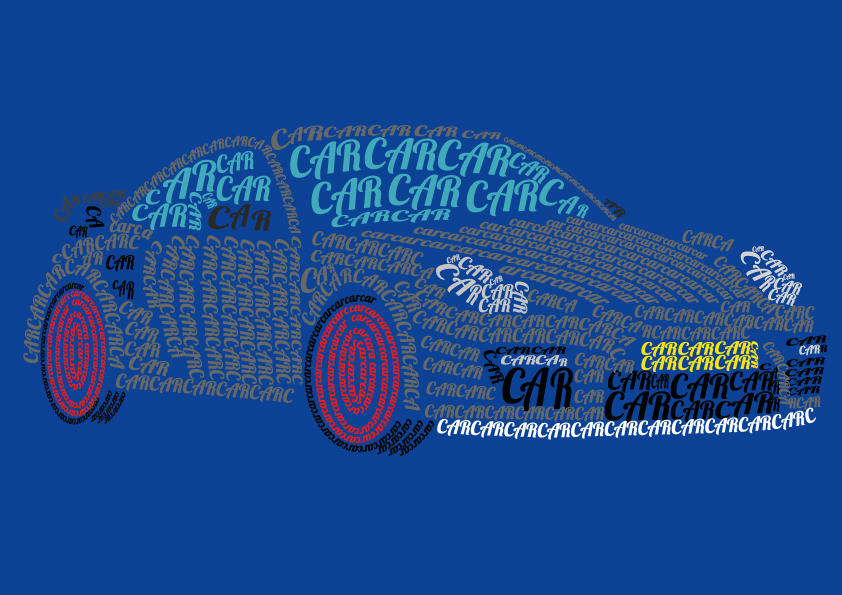 Typography car by Marielledr on DeviantArt