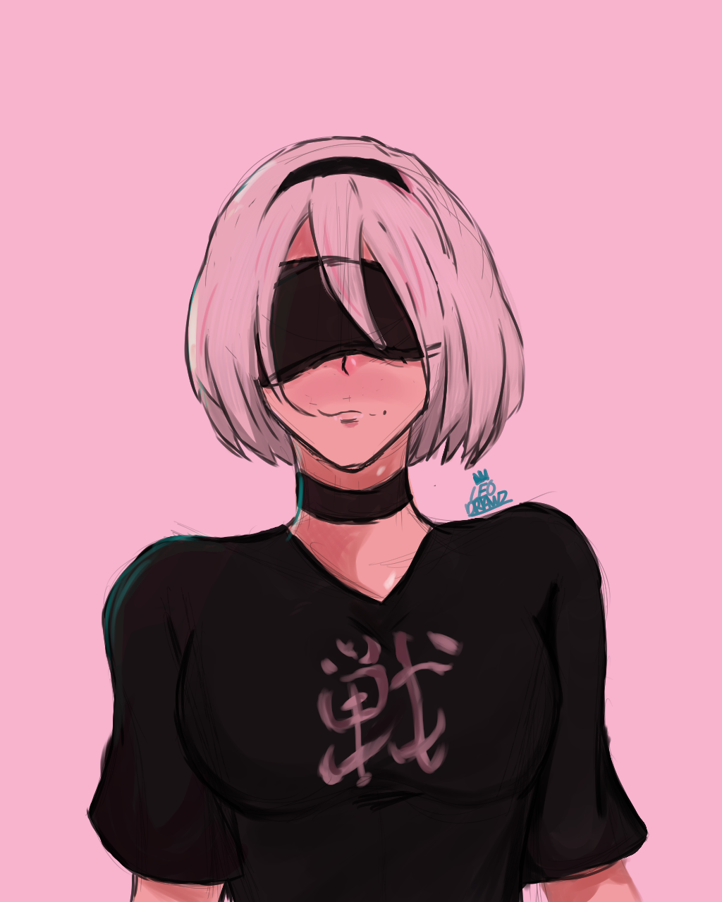 2b on break by Leo-Draw-Z on DeviantArt