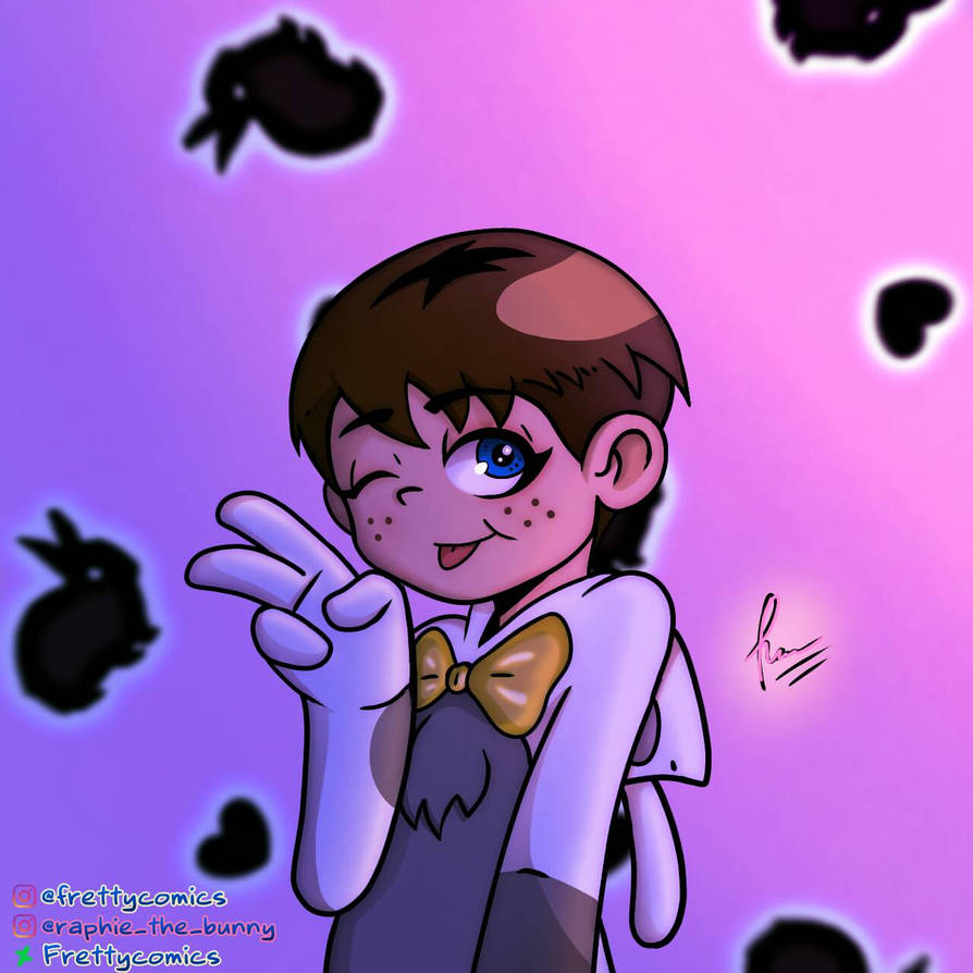 Raphie The Bunny Face Reveal by Frettycomics on DeviantArt