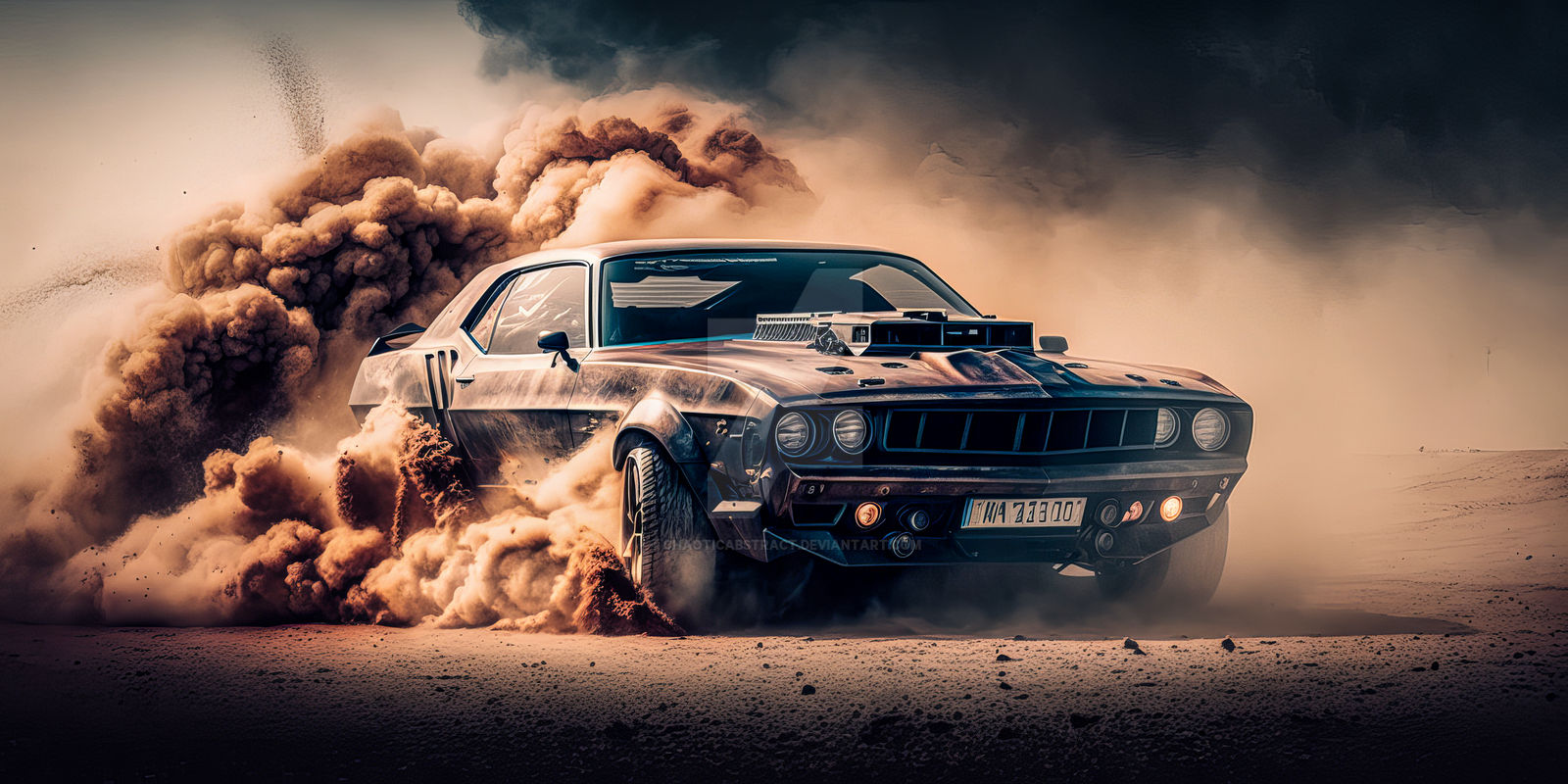 Muscle Car Desert 5 By ChaoticAbstract On DeviantArt muscle-car-desert-5-by-chaoticabstract-on-deviantart