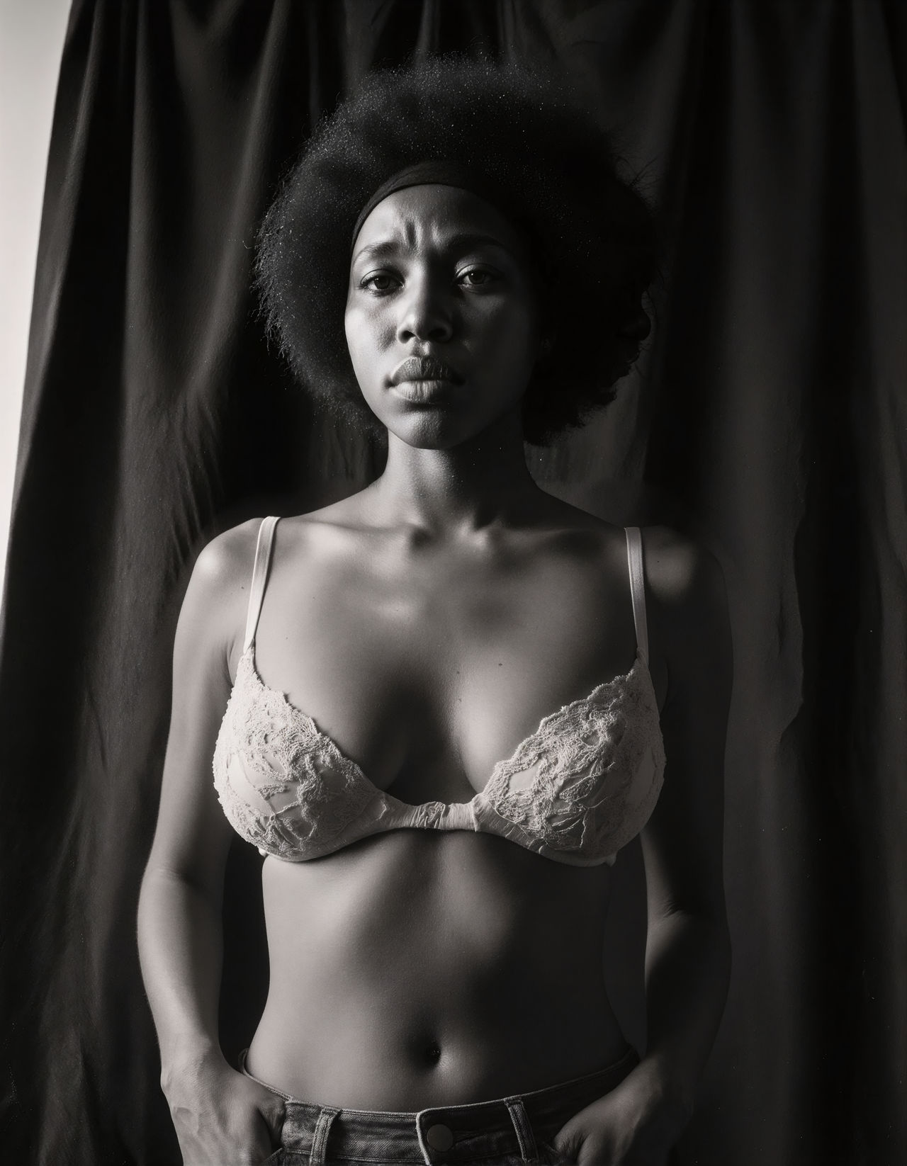 Le boudoir (noir et blanc) 027