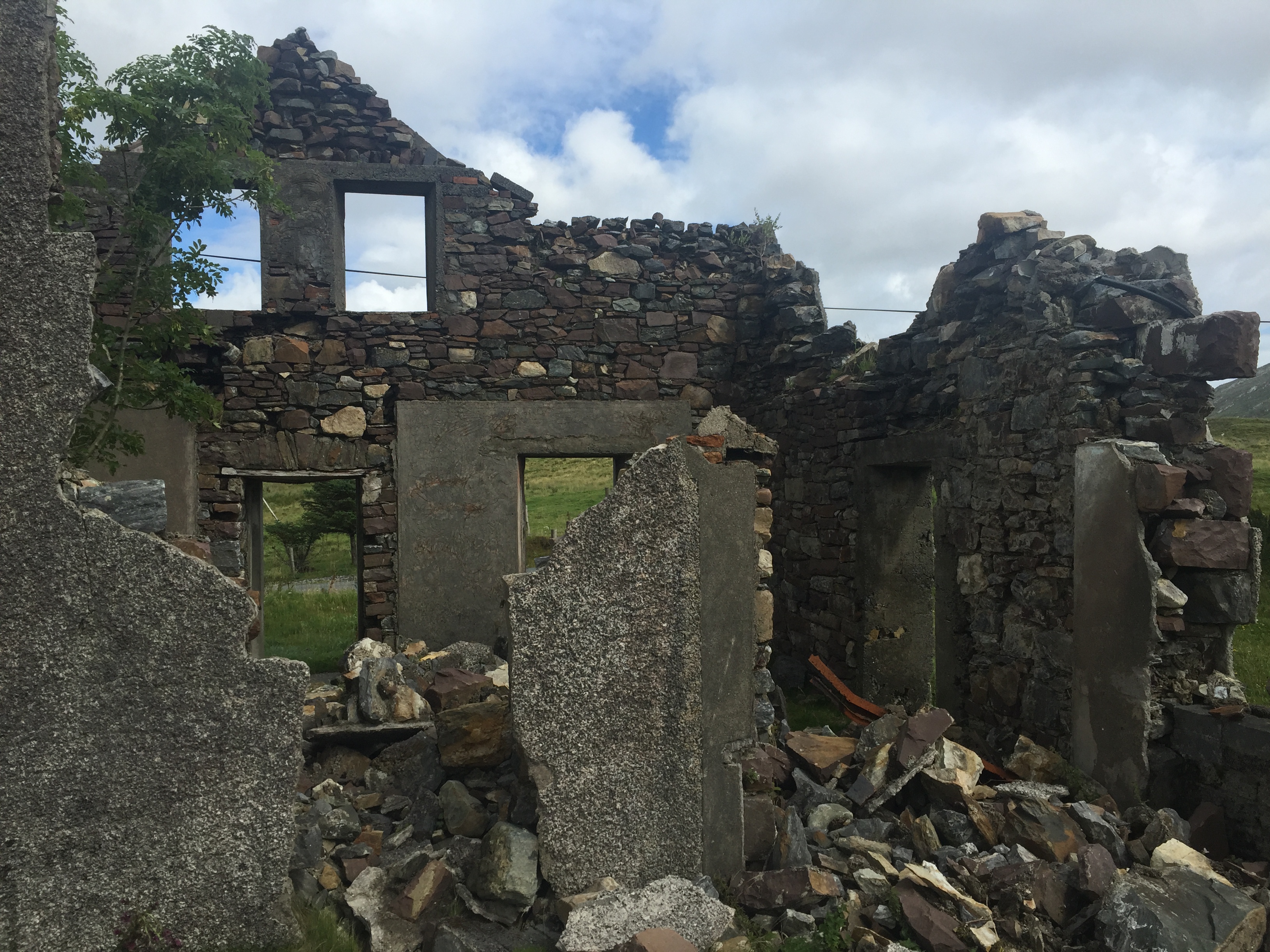 Crumbling Ruins of a House