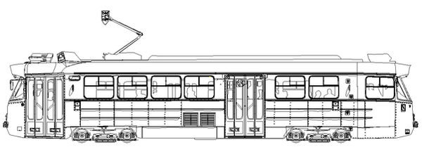 Tram Vector Line Melbourne Tram Vector Line by beanarts on DeviantArt