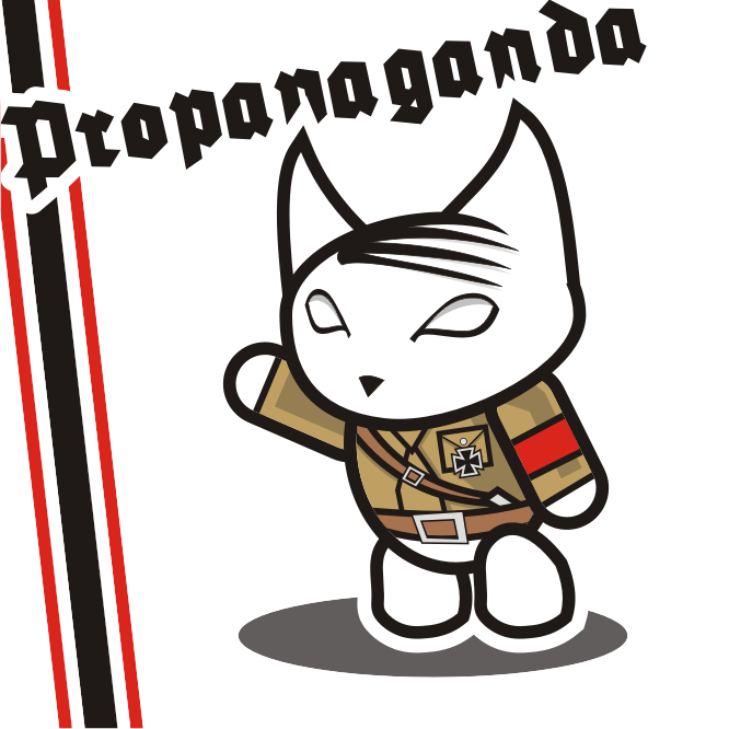 +propapaganda - cat +