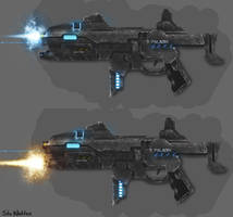 Paladin Assault Rifle - fired