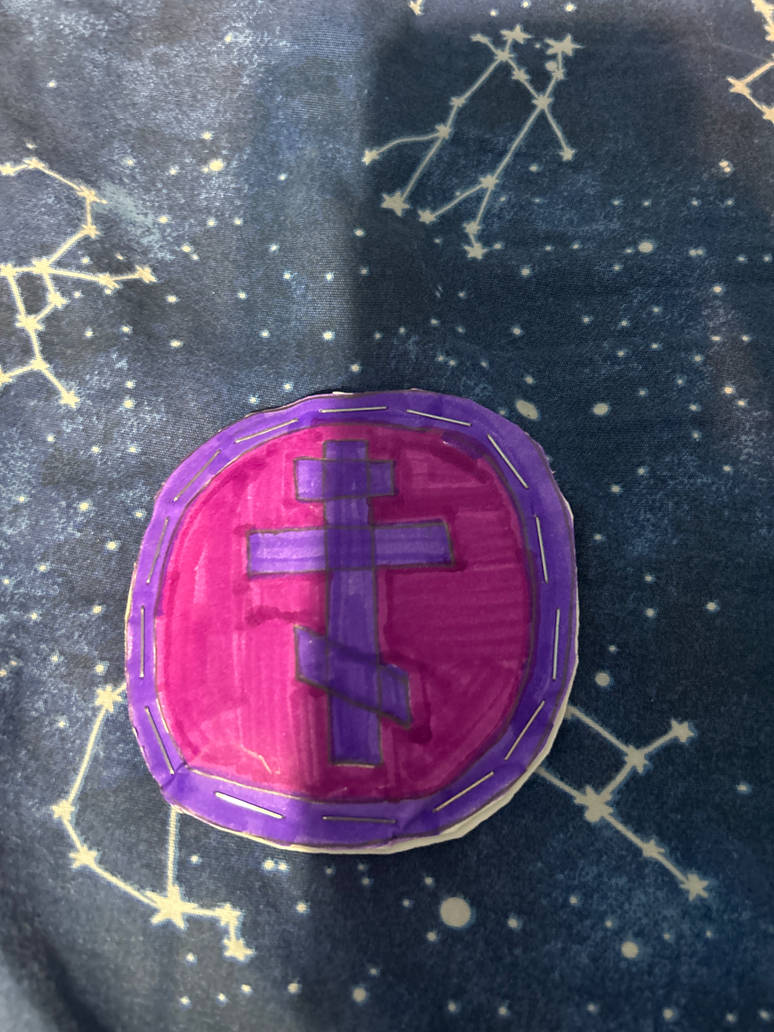 The purple Ruska Roma crest medallion by Hector31298 on DeviantArt