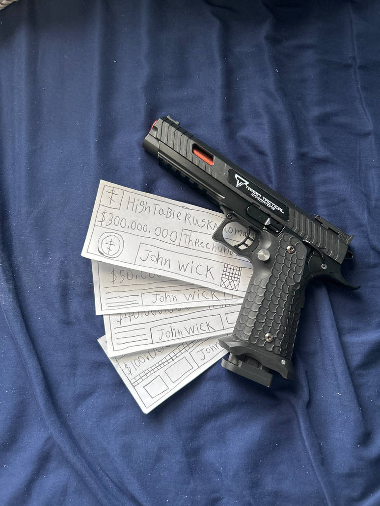 John wick pistol and 4 of the Ruska Roma checks by Hector31298 on ...