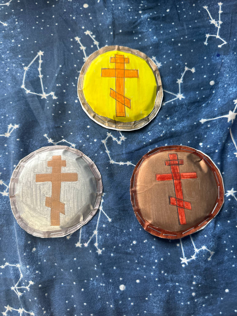 The gold-silver and bronze ruska Roma crest coins by Hector31298 on ...