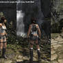 Tomb Raider 2013 Underworld Jungle Shorts Grey Out