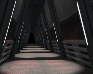 Galactica Hallway by entroz