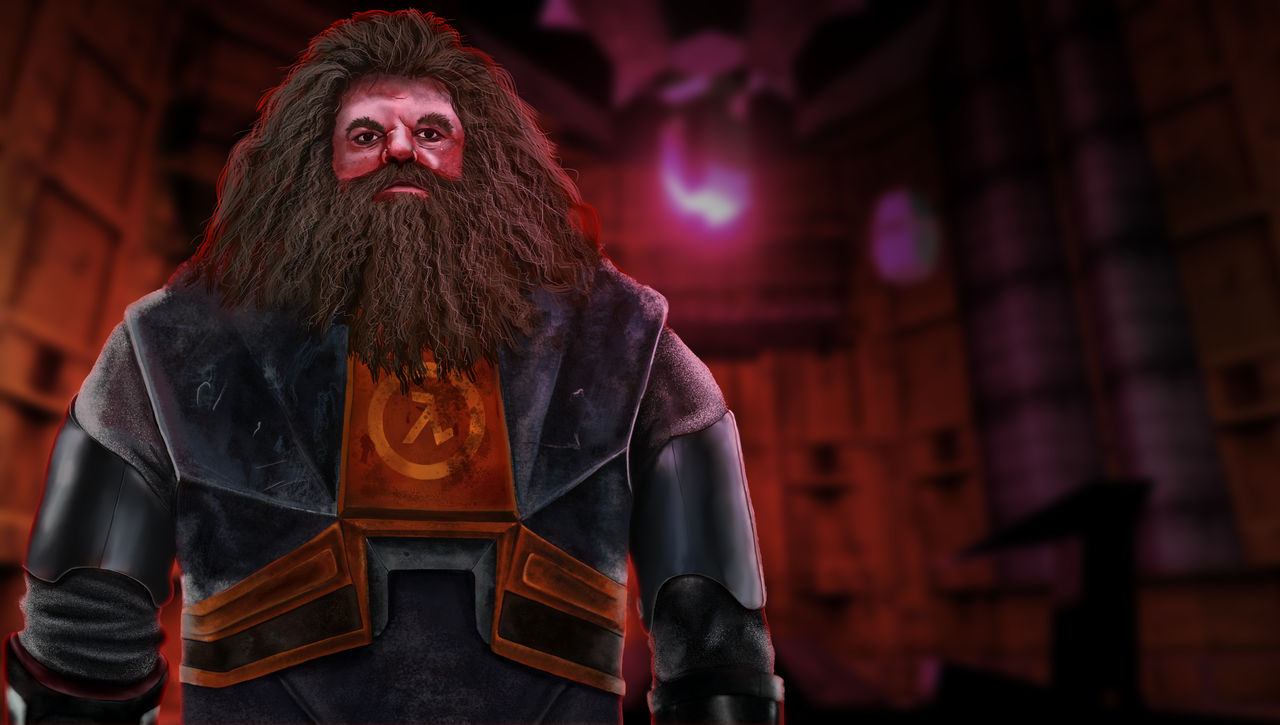 Hagrid at Black Mesa