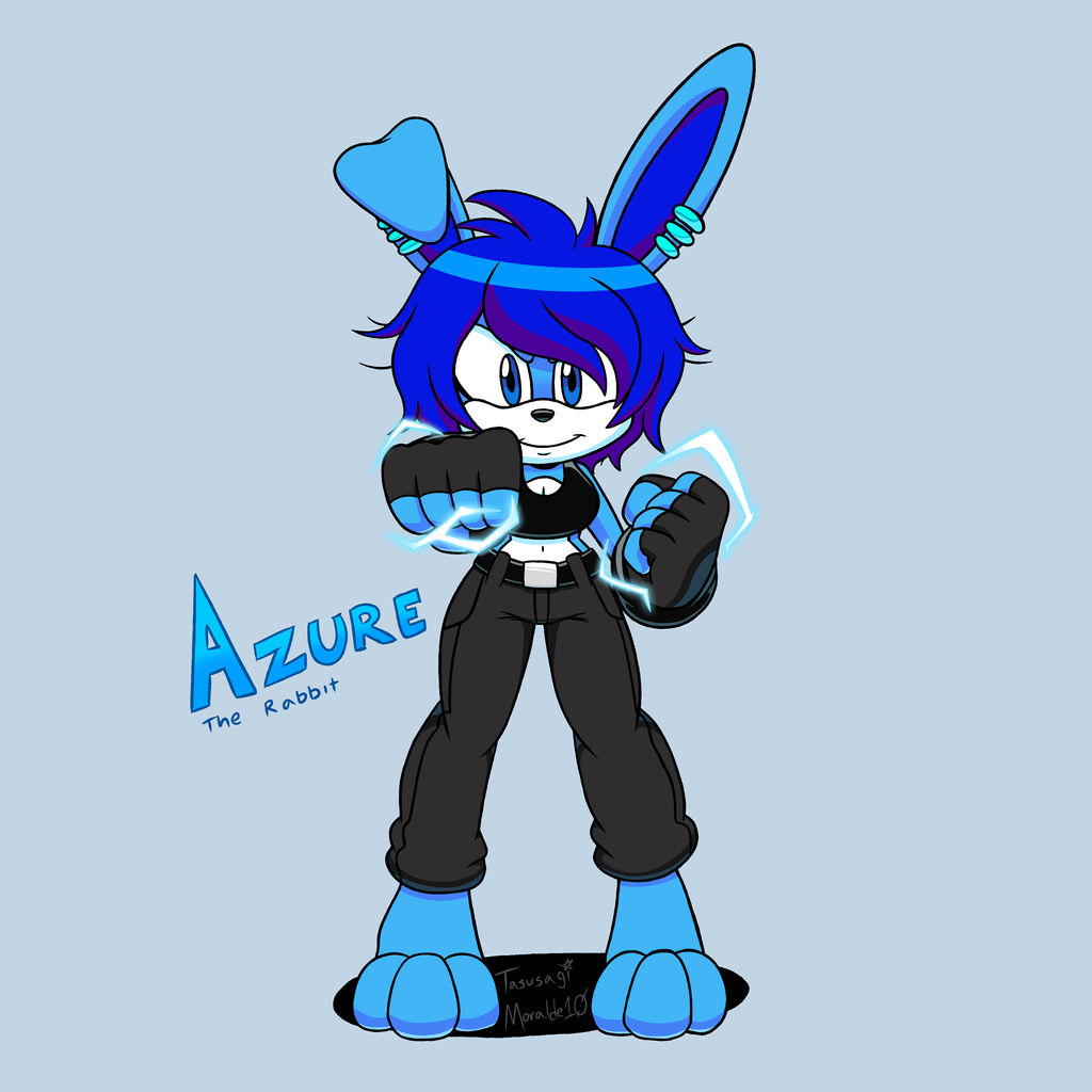 Denzell Commission - Azure the Rabbit by moralde10 on DeviantArt