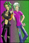 Gijinka: Human Scourge + Light by Rapha-chan