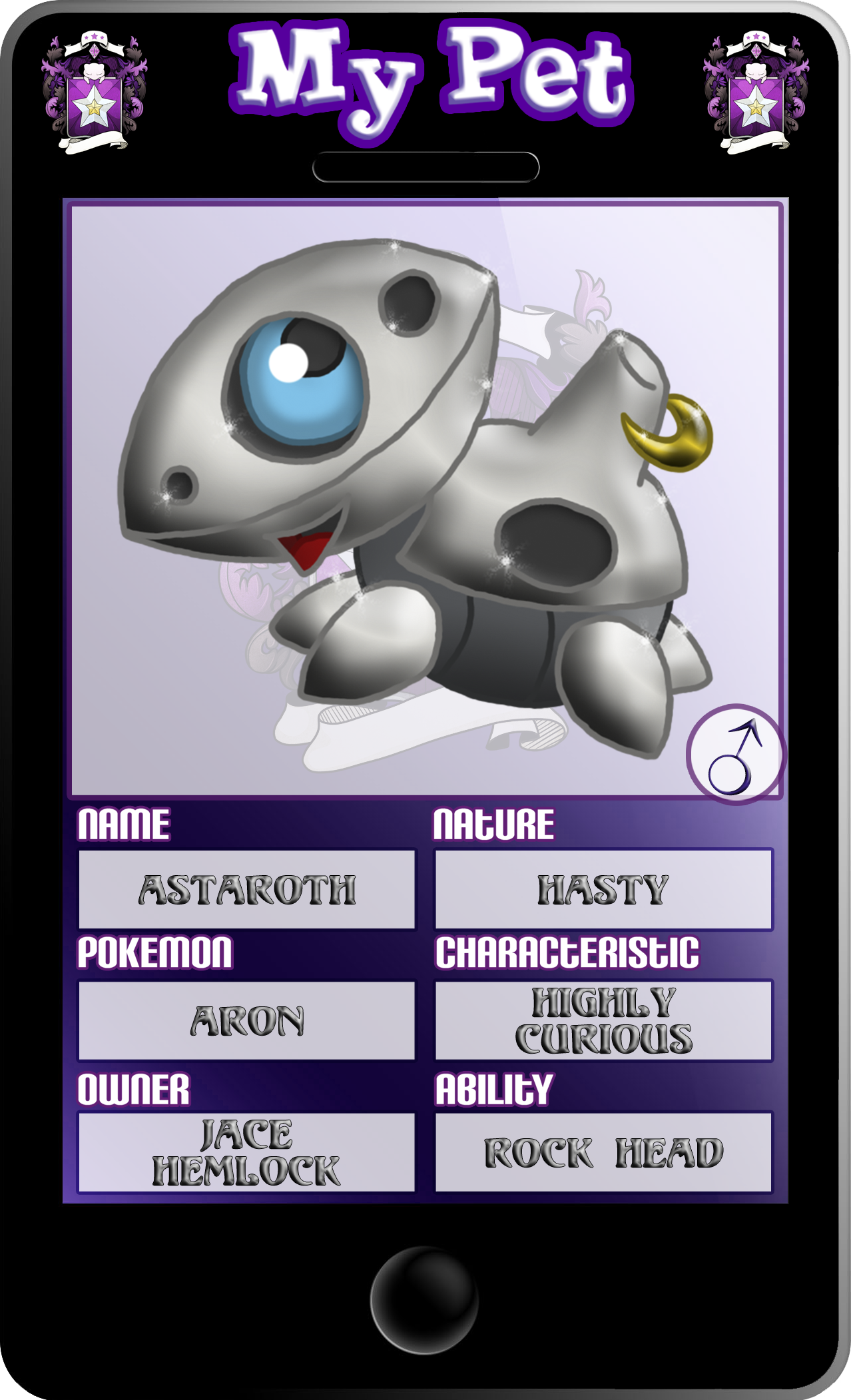 PKMNA: Jace's Pets - Astaroth by Rapha-chan