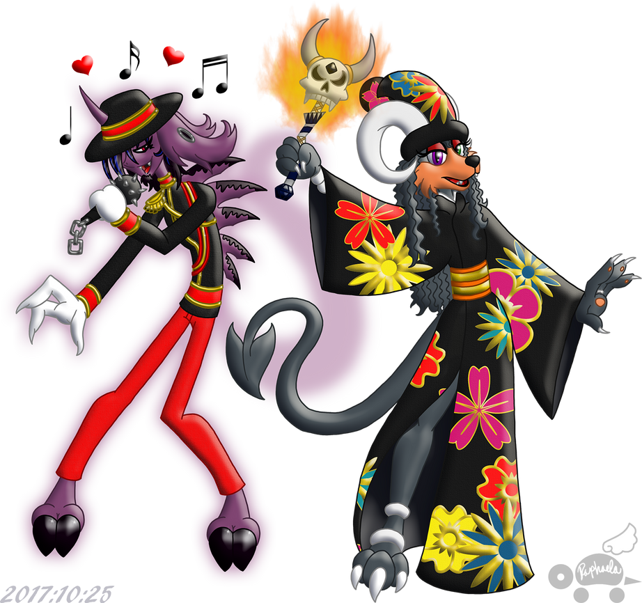 Miitopia: Pop Star Jace And Mage Morgana! by Rapha-chan