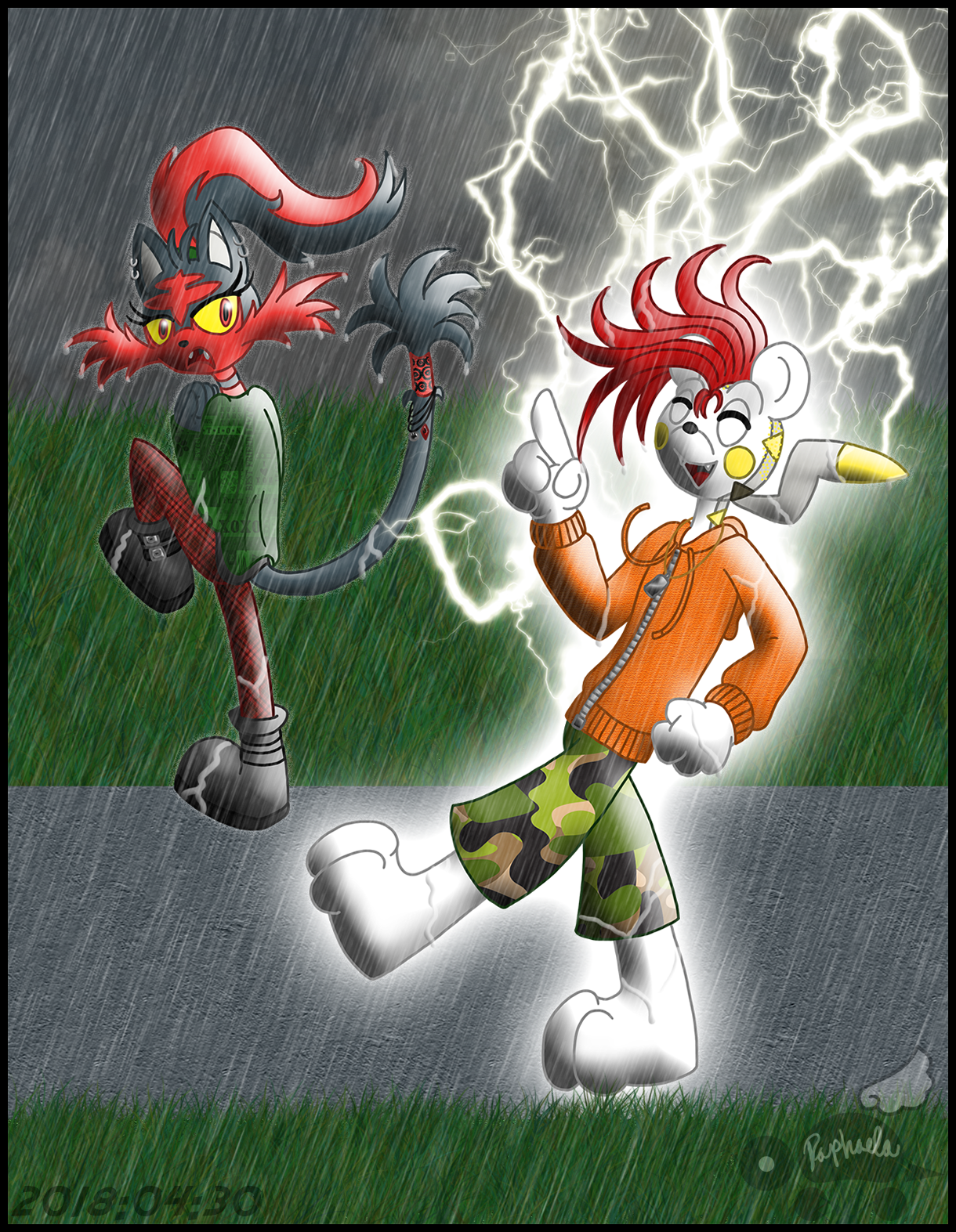 PKMNSkies: April Showers - High Voltage by Rapha-chan