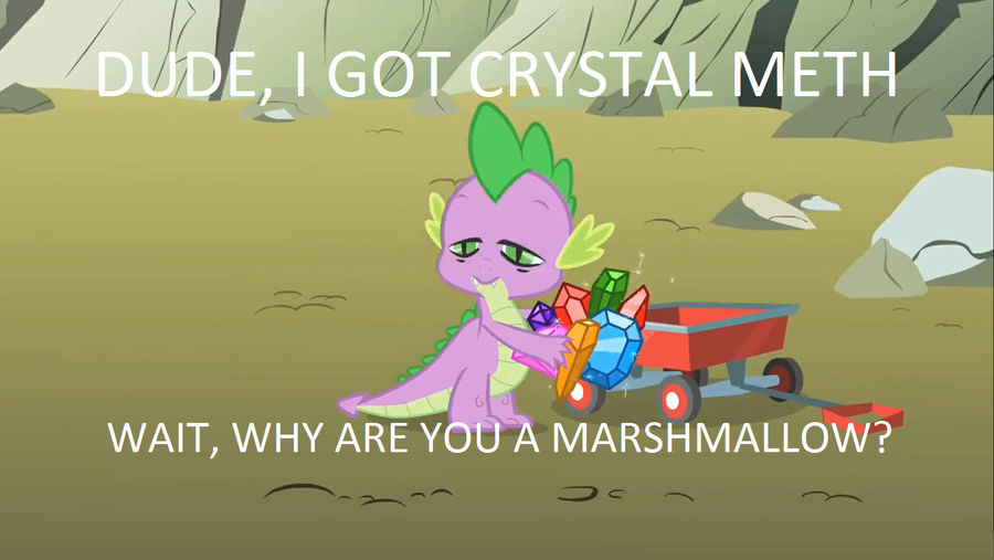 Don't do crystals, fillies.