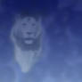 Lion in the clouds