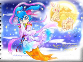 Lantu Princess: Happy Mid - Autumn Festival day ~