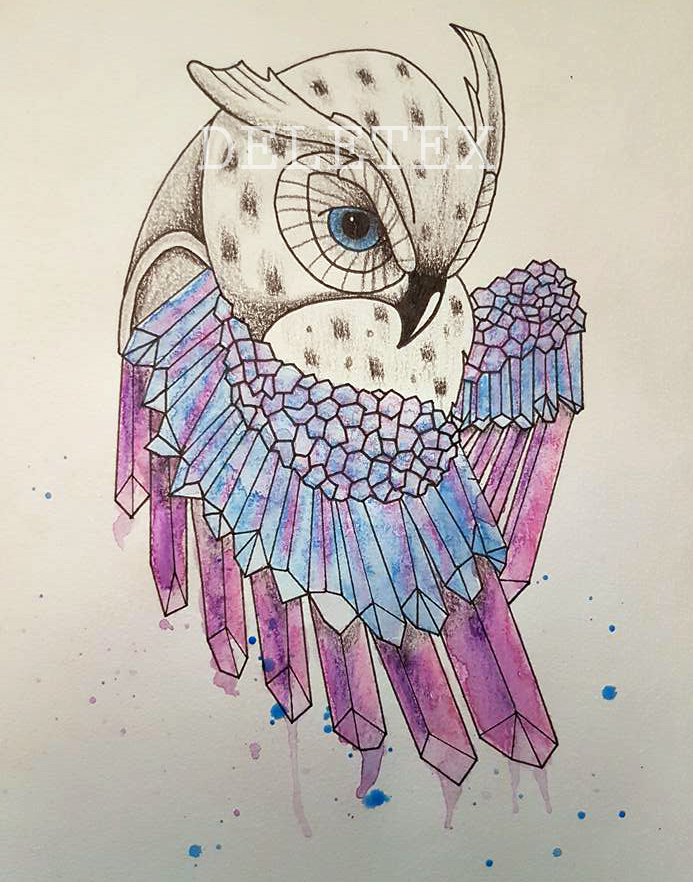 The crystal owl by DeleteXevA on DeviantArt