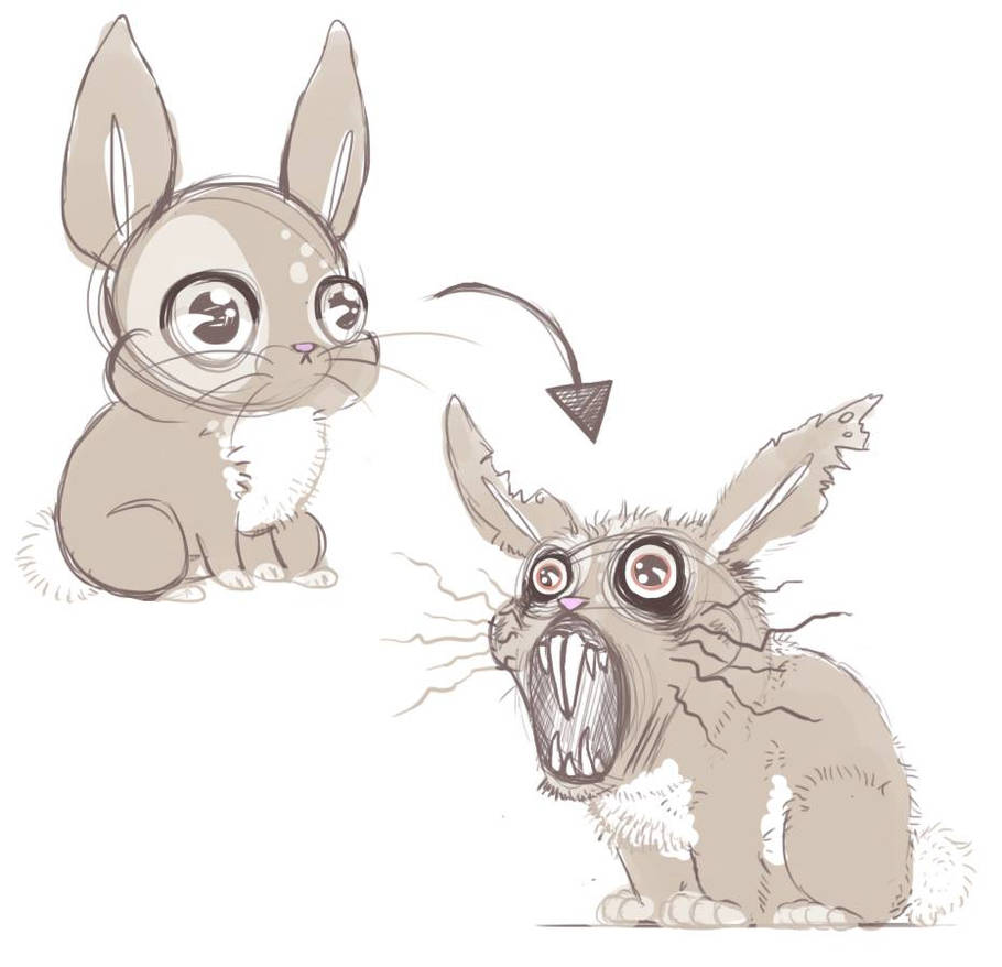 Bunny transformation by Boochkin on DeviantArt