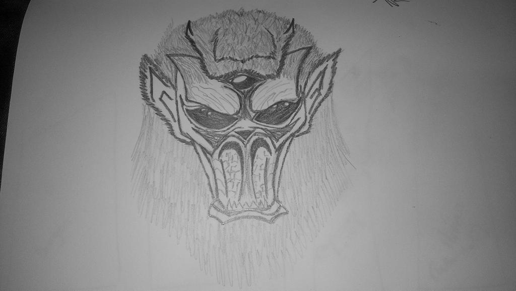 Skyrim Troll Head by KaosGoddess on DeviantArt